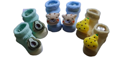 Cute Baby Booties Set