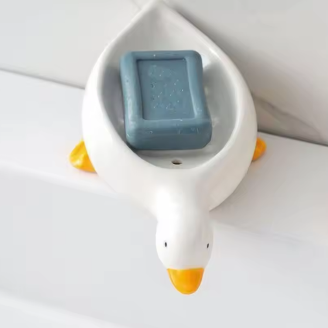Duck Shape Quick Drain Soap Holder 