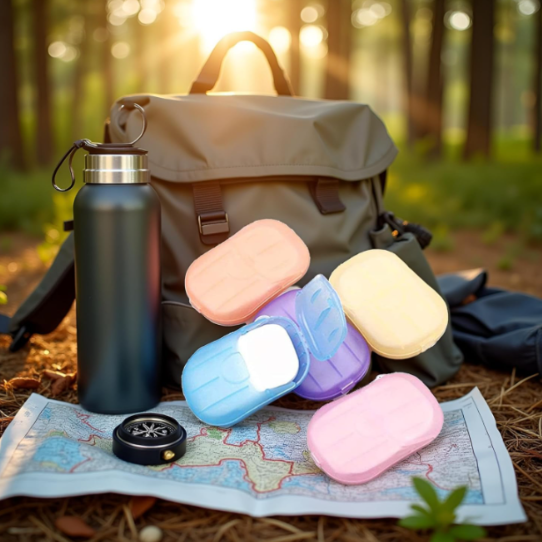  Mini Travel Soap Paper Sheets (20pcs)