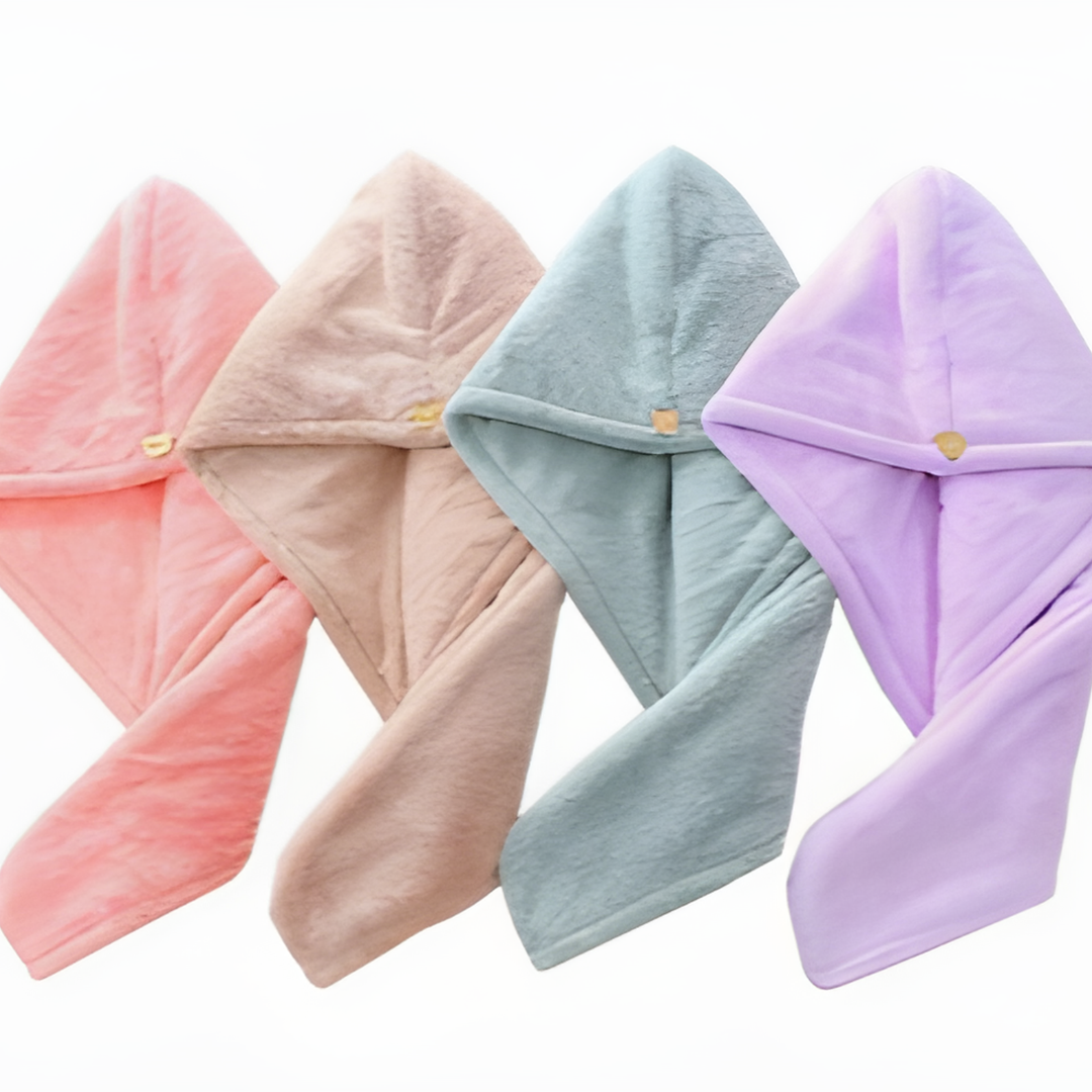 Quick Dry Hair Drying Towel Cap for Women 