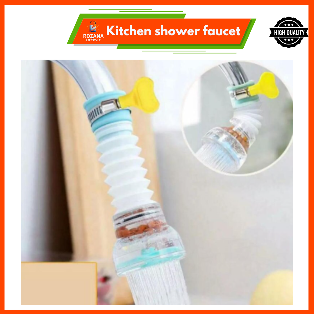 360° Rotary Water-Saving Kitchen Faucet Shower Head