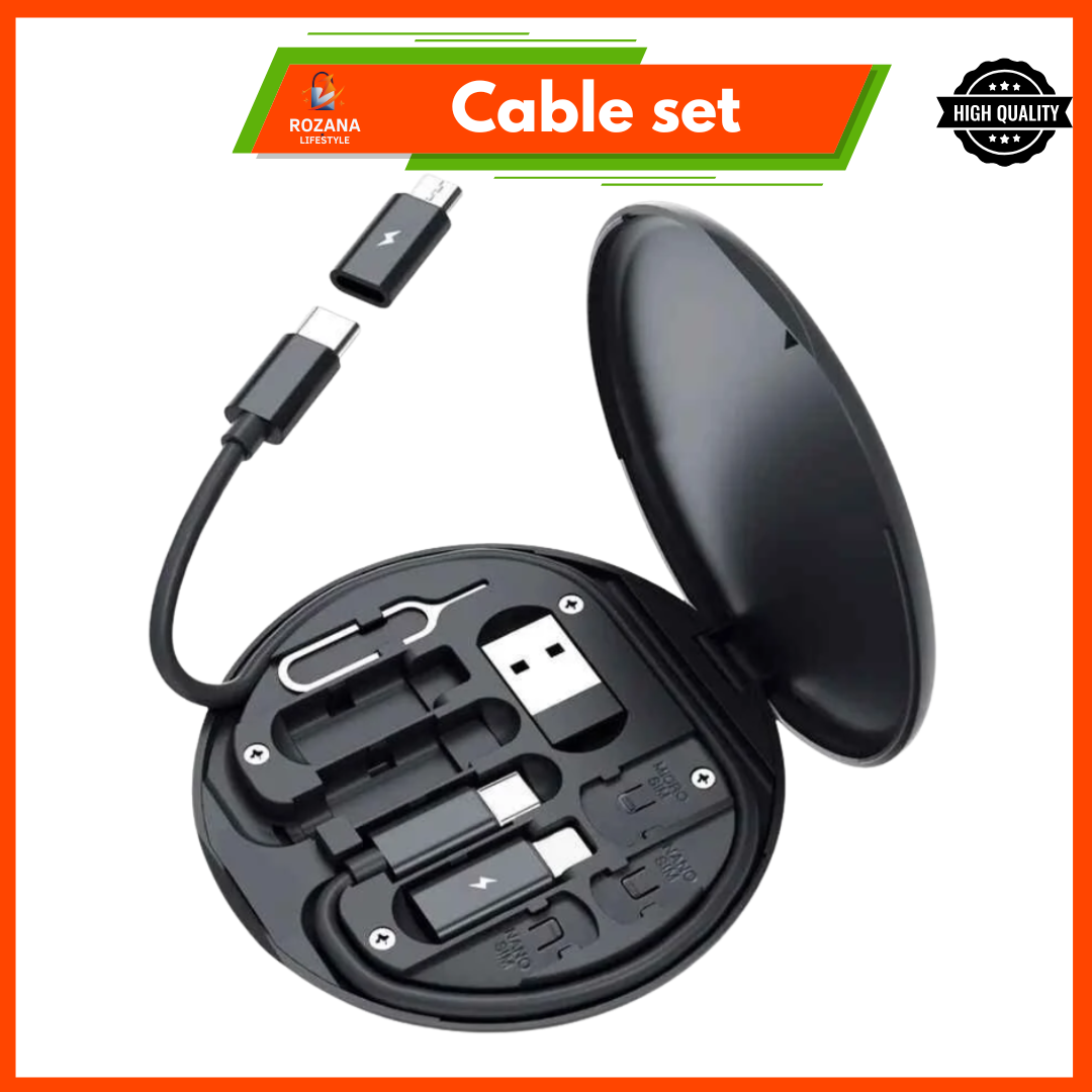 5-in-1 60W Fast Charging Data Cable Set