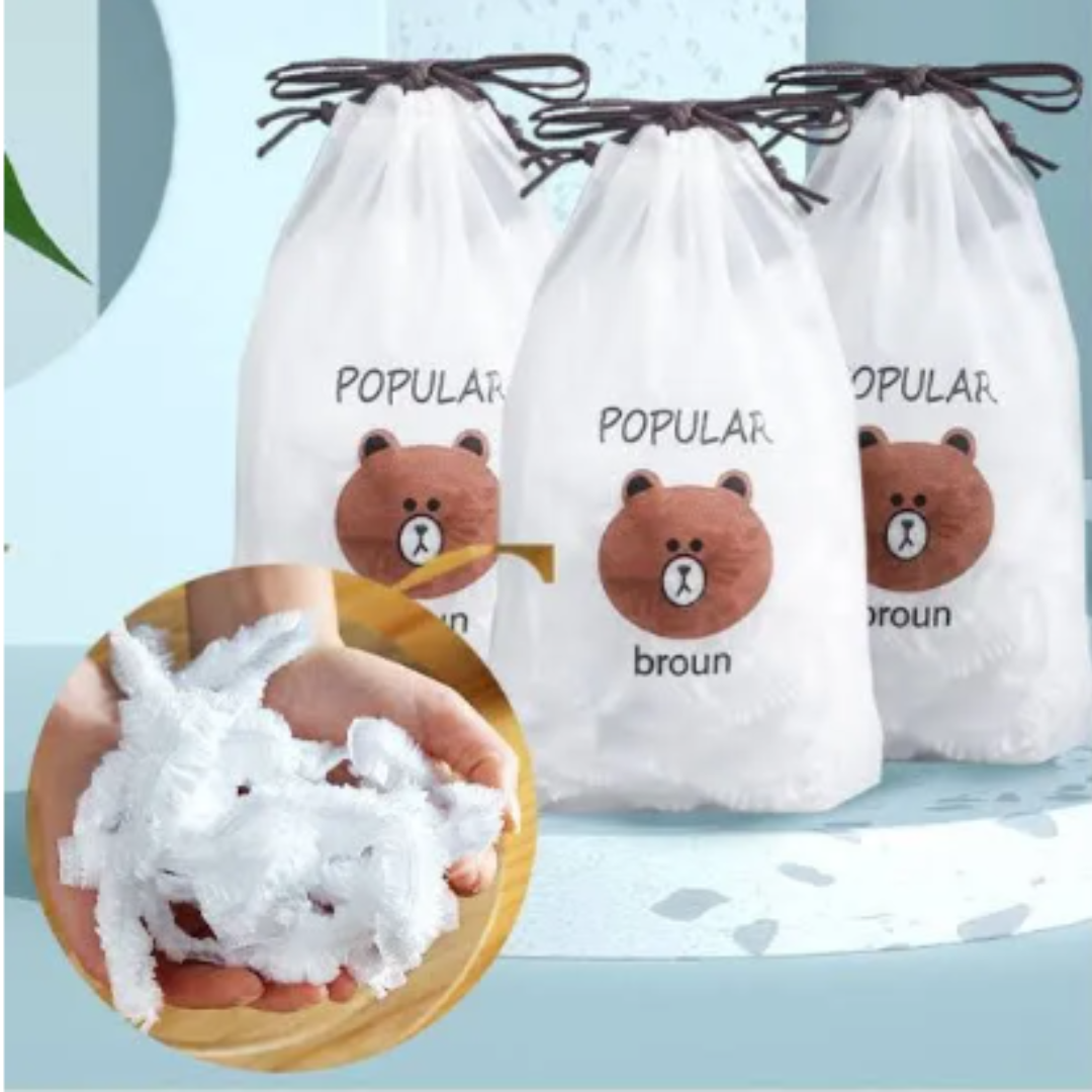 100Pcs Reusable Elastic Food Storage Covers