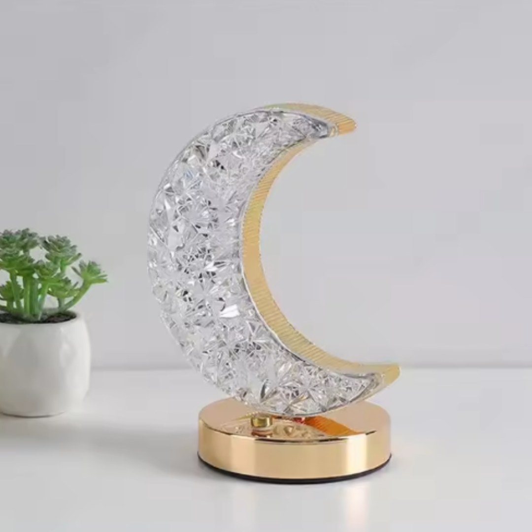 Crystal Touch Moon Lamp