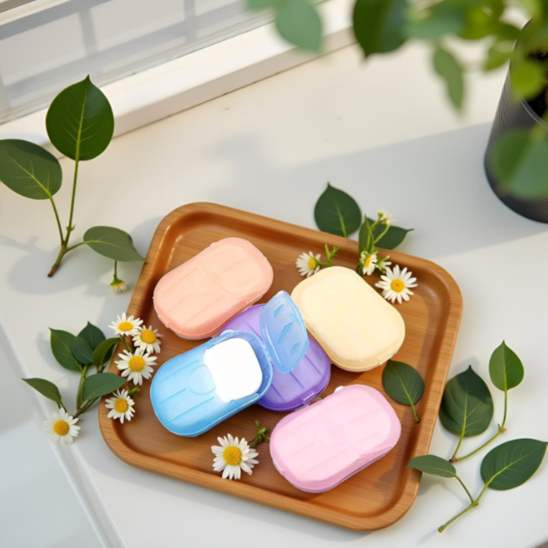  Mini Travel Soap Paper Sheets (20pcs)