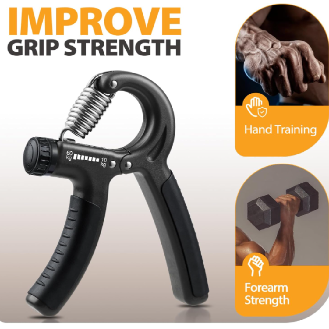 3-in-1 Adjustable Hand Grip Strengthener Set 