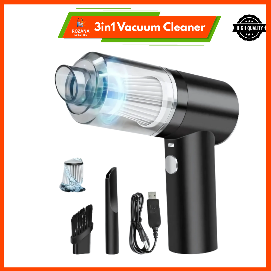 3 in 1 Rechargeable Cordless Handheld Vacuum Cleaner