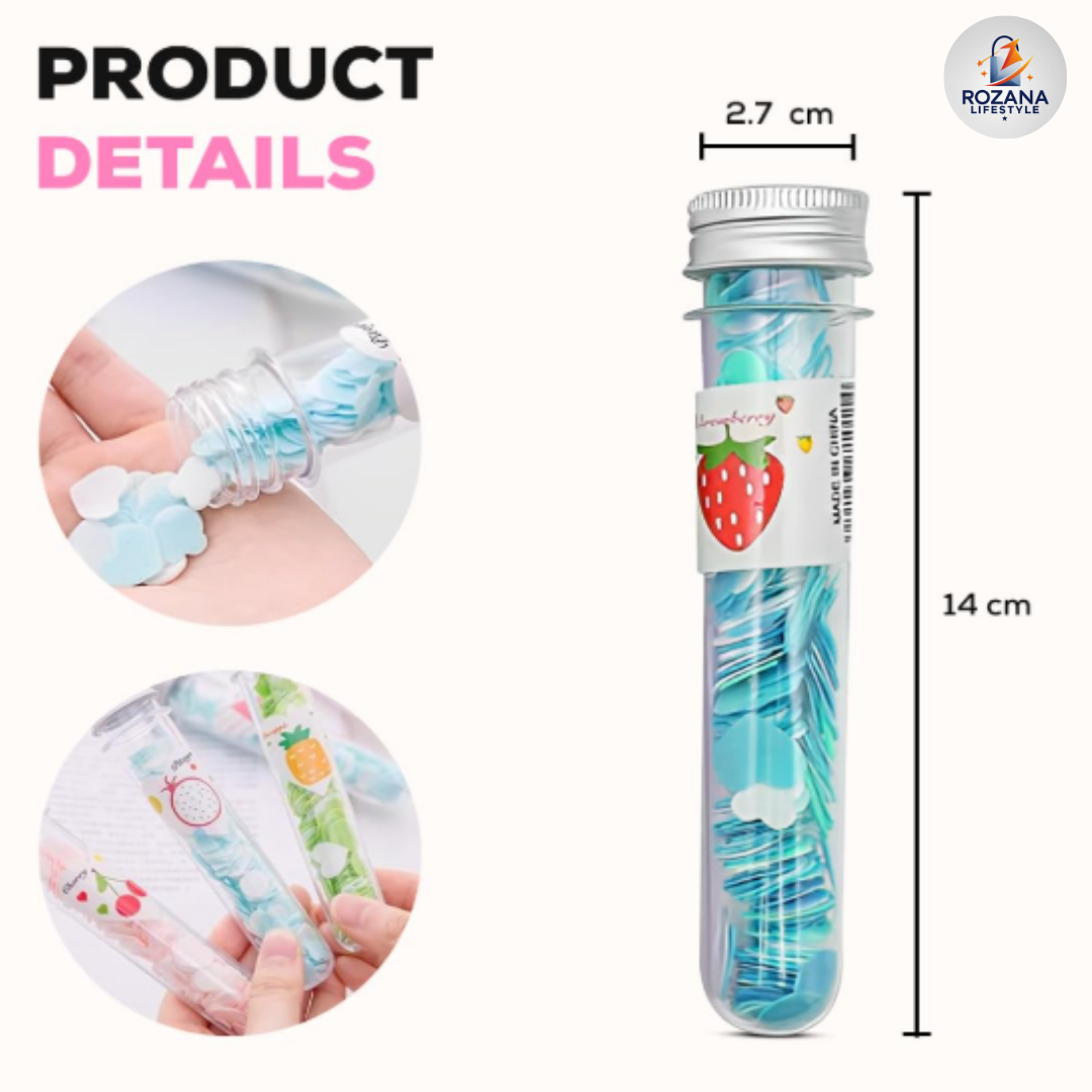 Portable  Flower Paper Soap  Tube