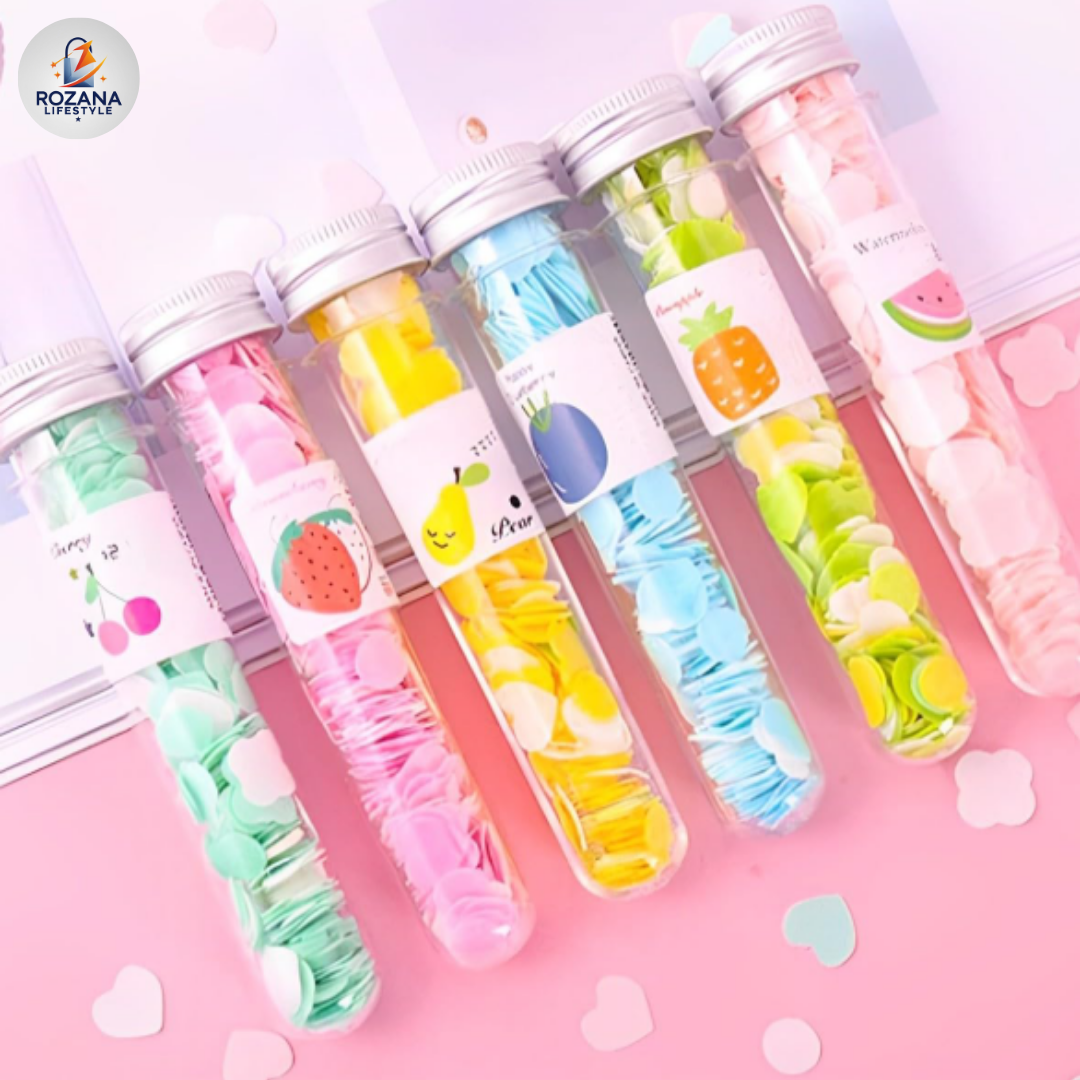 Portable  Flower Paper Soap  Tube