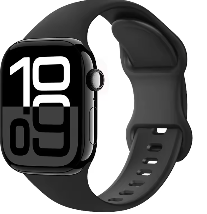 Soft Silicone Strap for Apple Watch Ultra 3/2/1 (49mm/46mm/45mm/42mm/41mm) 