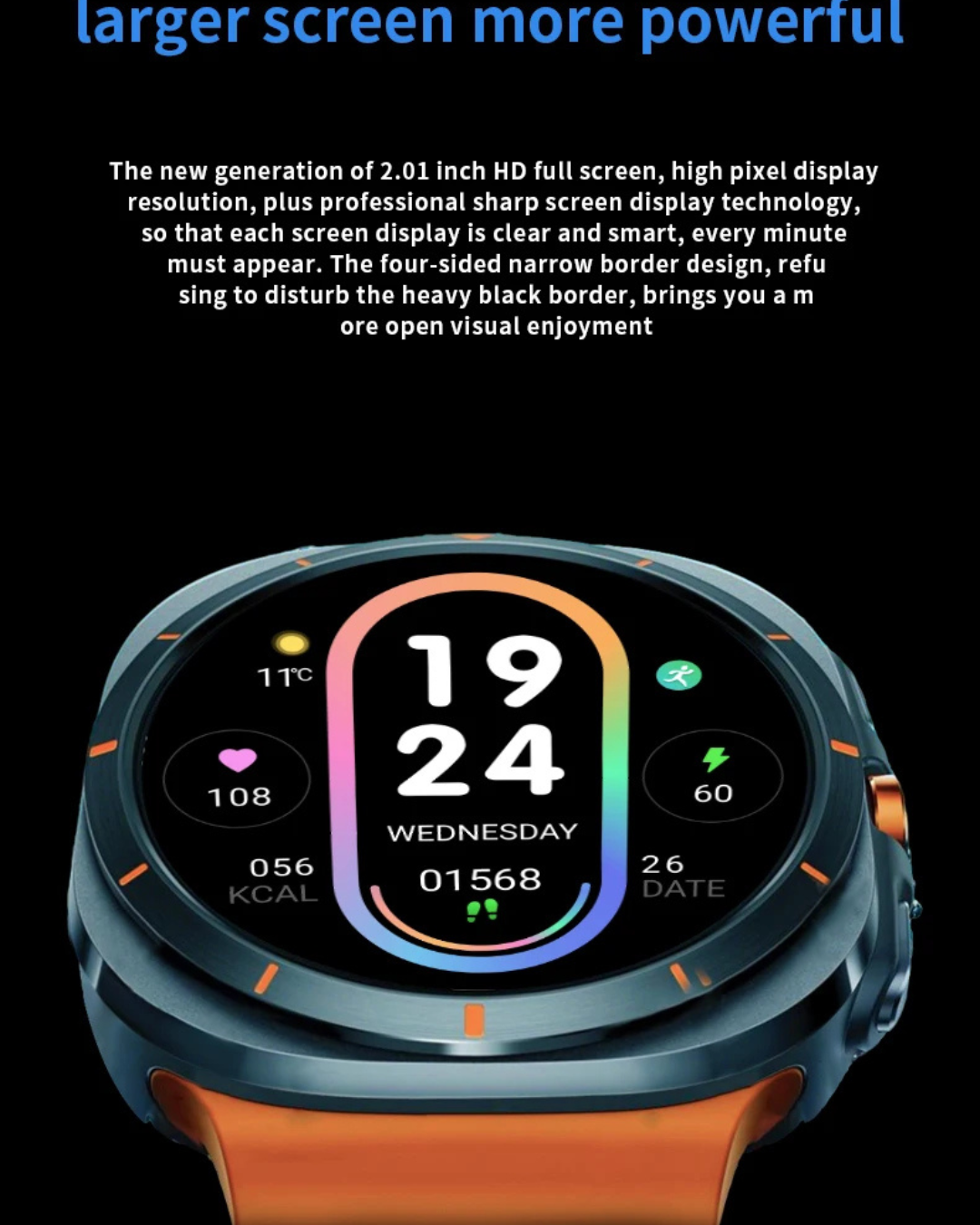 LAXASFIT New GT7 Ultra 7-in-1 Smart Watch