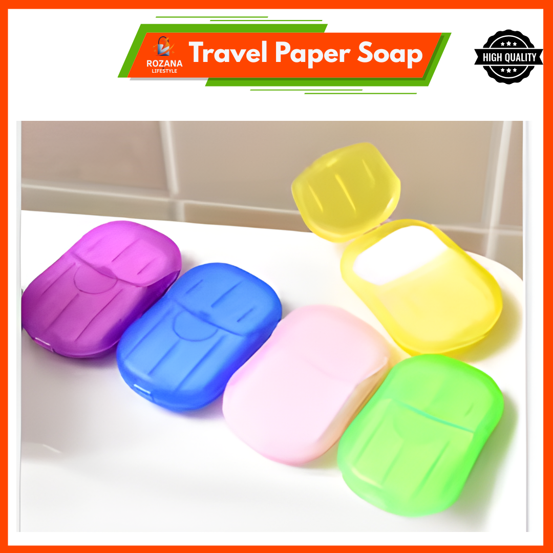  Mini Travel Soap Paper Sheets (20pcs)