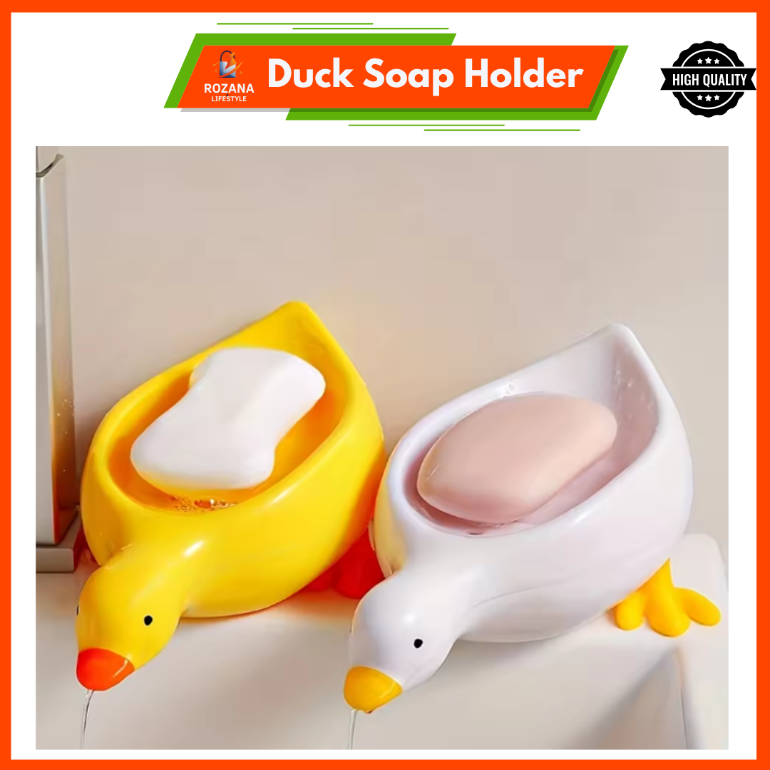 Duck Shape Quick Drain Soap Holder