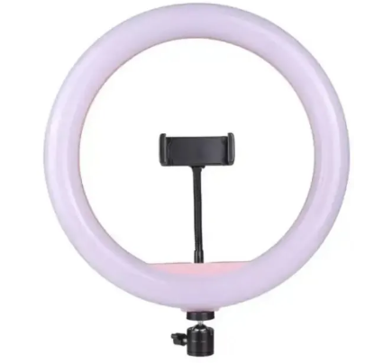 26cm Ring Light with 7ft Aluminium Tripod Stand & Mobile Holder