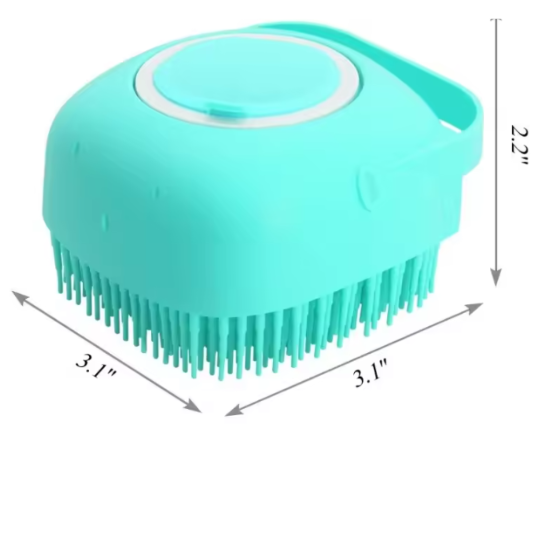 2 in 1 Silicone Bath Body Brush with Soap Dispenser