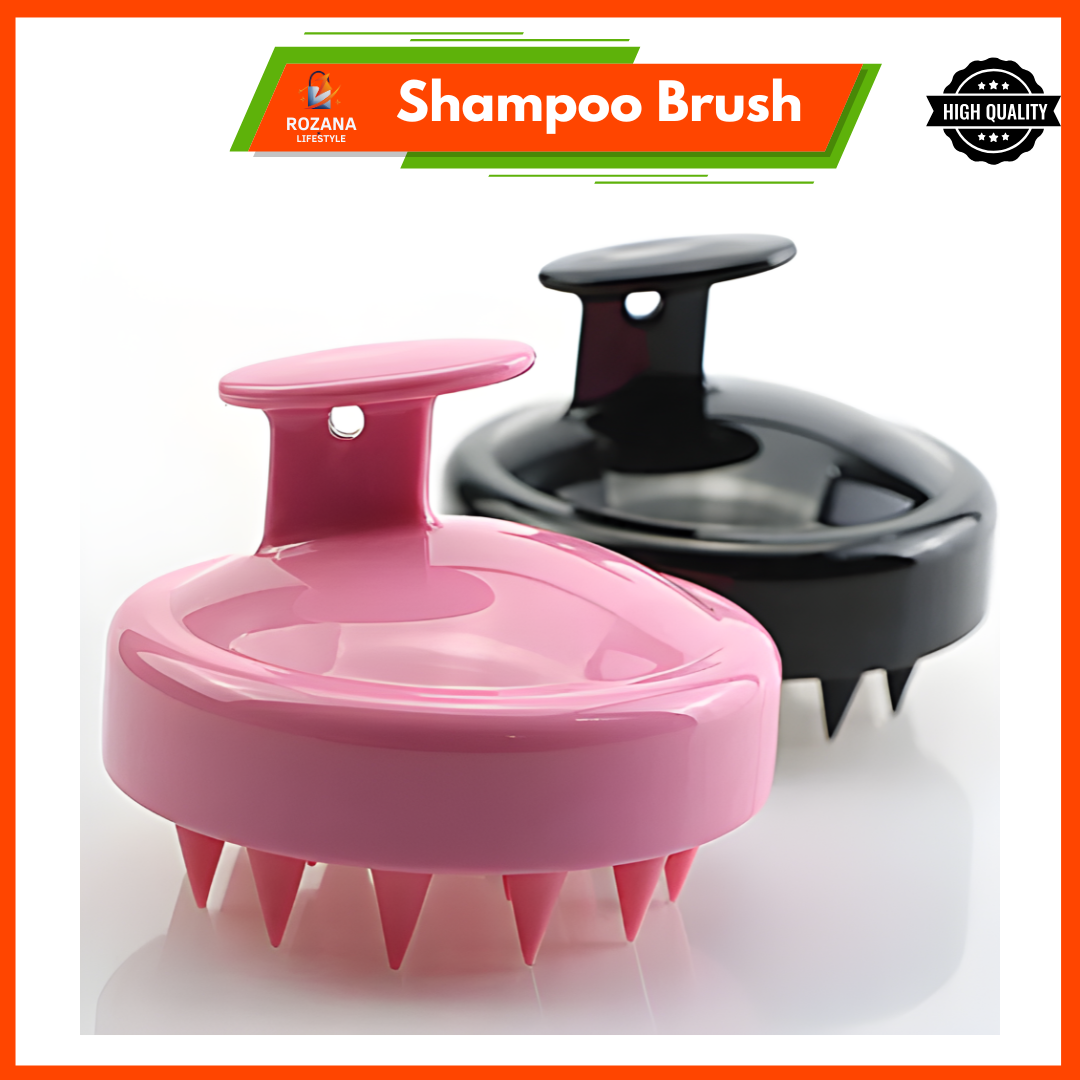 Scalp Massager Shampoo Brush with Soft Silicone Bristles