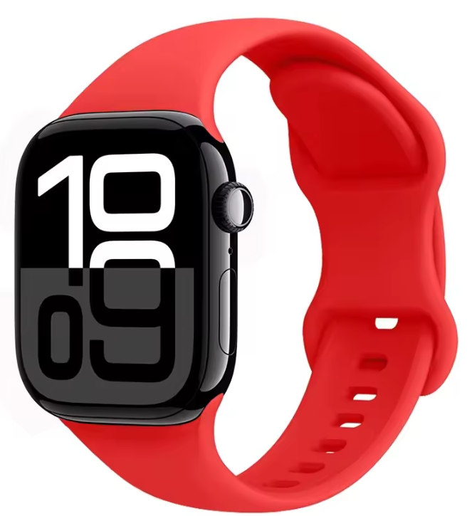 Soft Silicone Strap for Apple Watch Ultra 3/2/1 (49mm/46mm/45mm/42mm/41mm) 