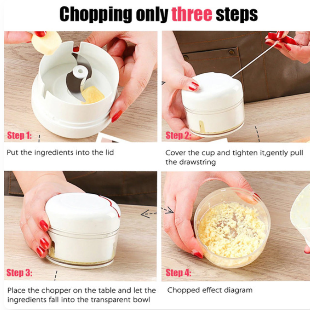 Mini Manual food chopper & Garlic chopper