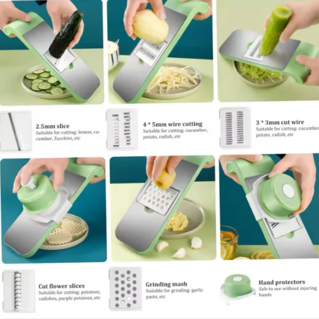 5 In 1 Multifunctional Vegetable Food Cutter