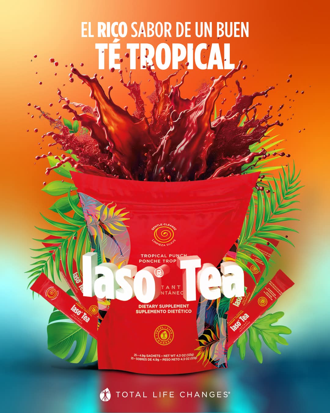Iaso Tea Instant Ponche Tropical