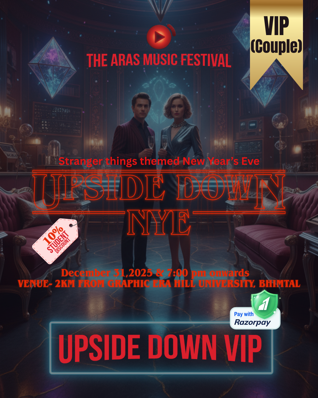 UPSIDE DOWN VIP (COUPLE)