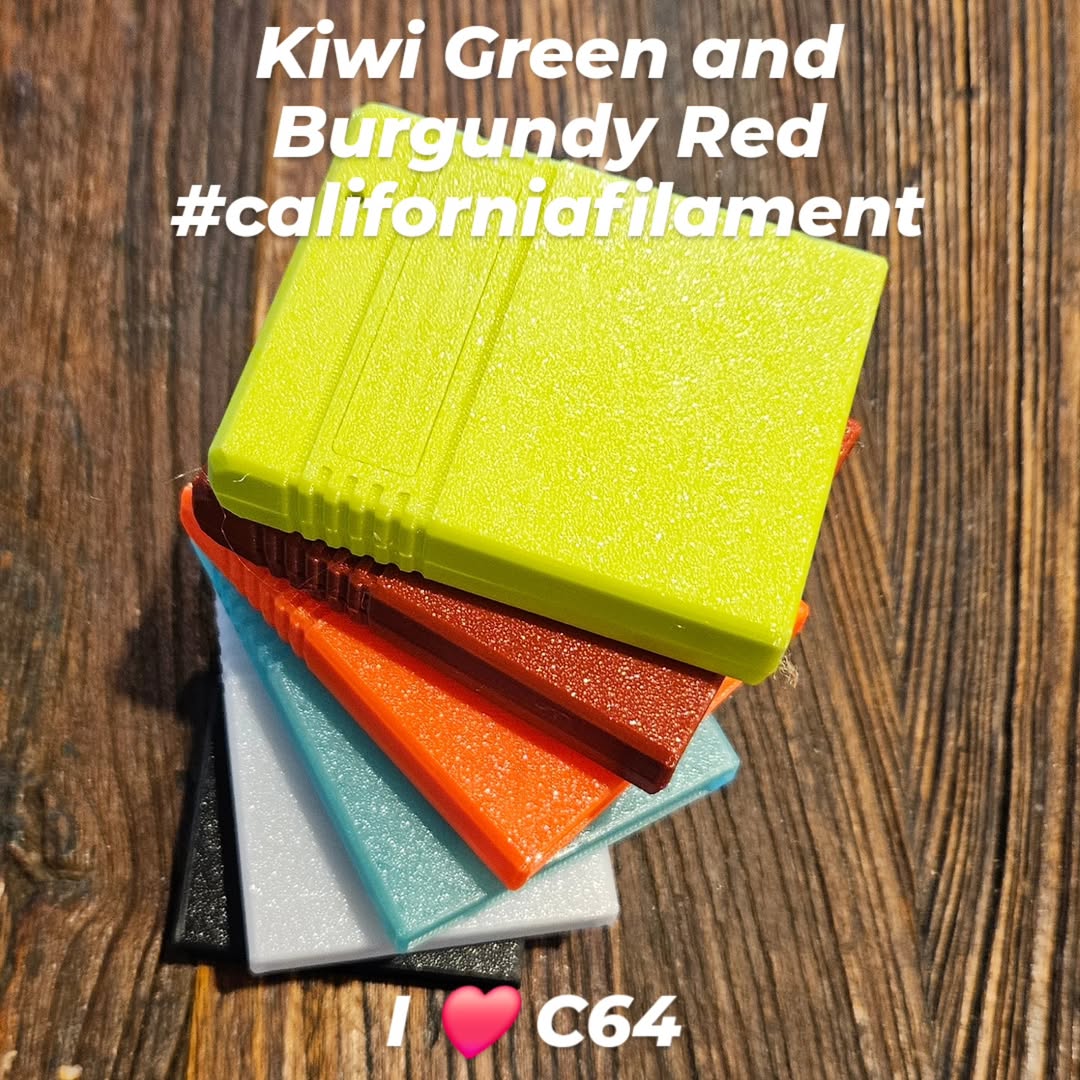 Colorful C64 Cartridge Cases