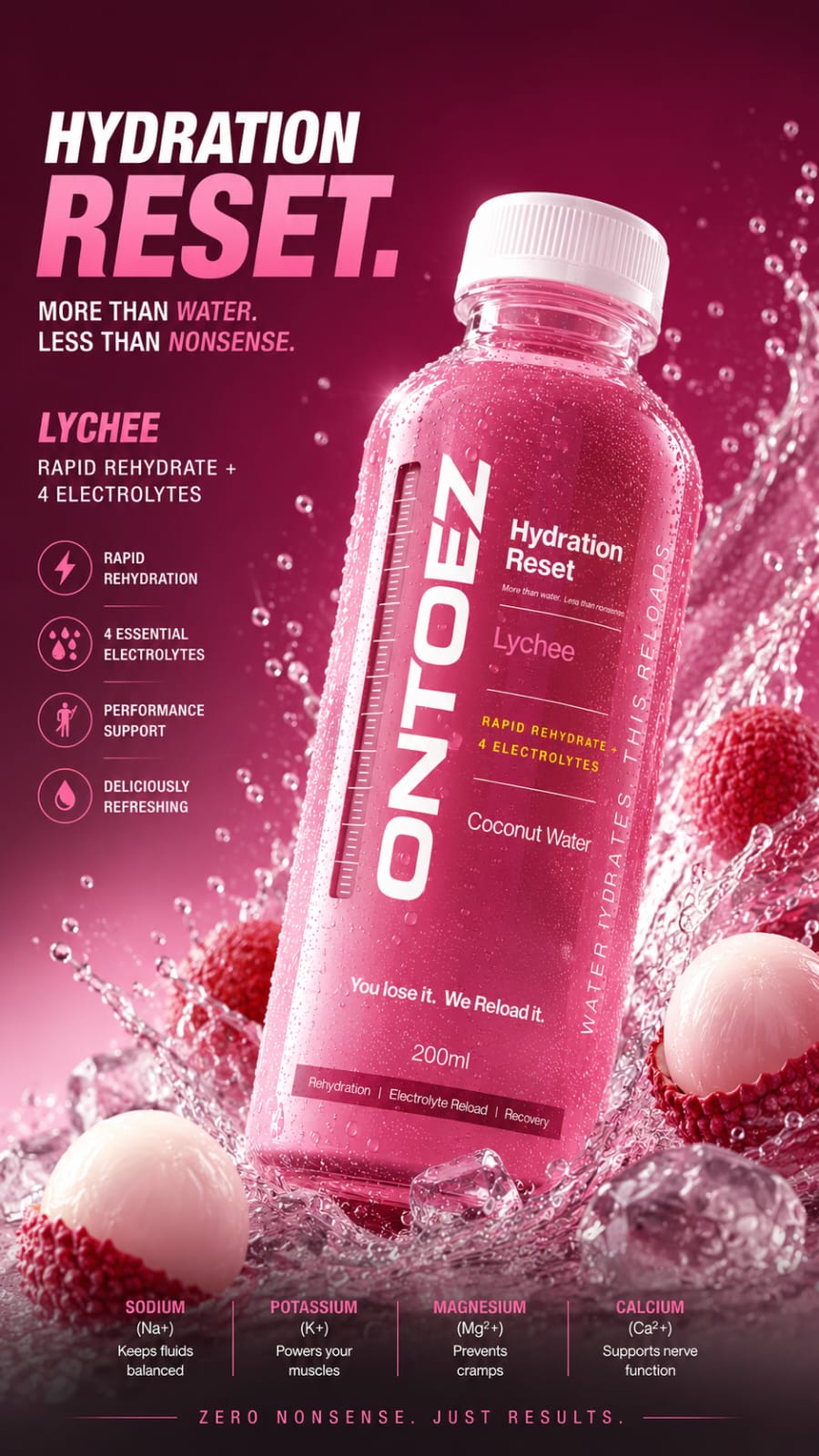 ONTOEZ Hydration Reset Lychee
