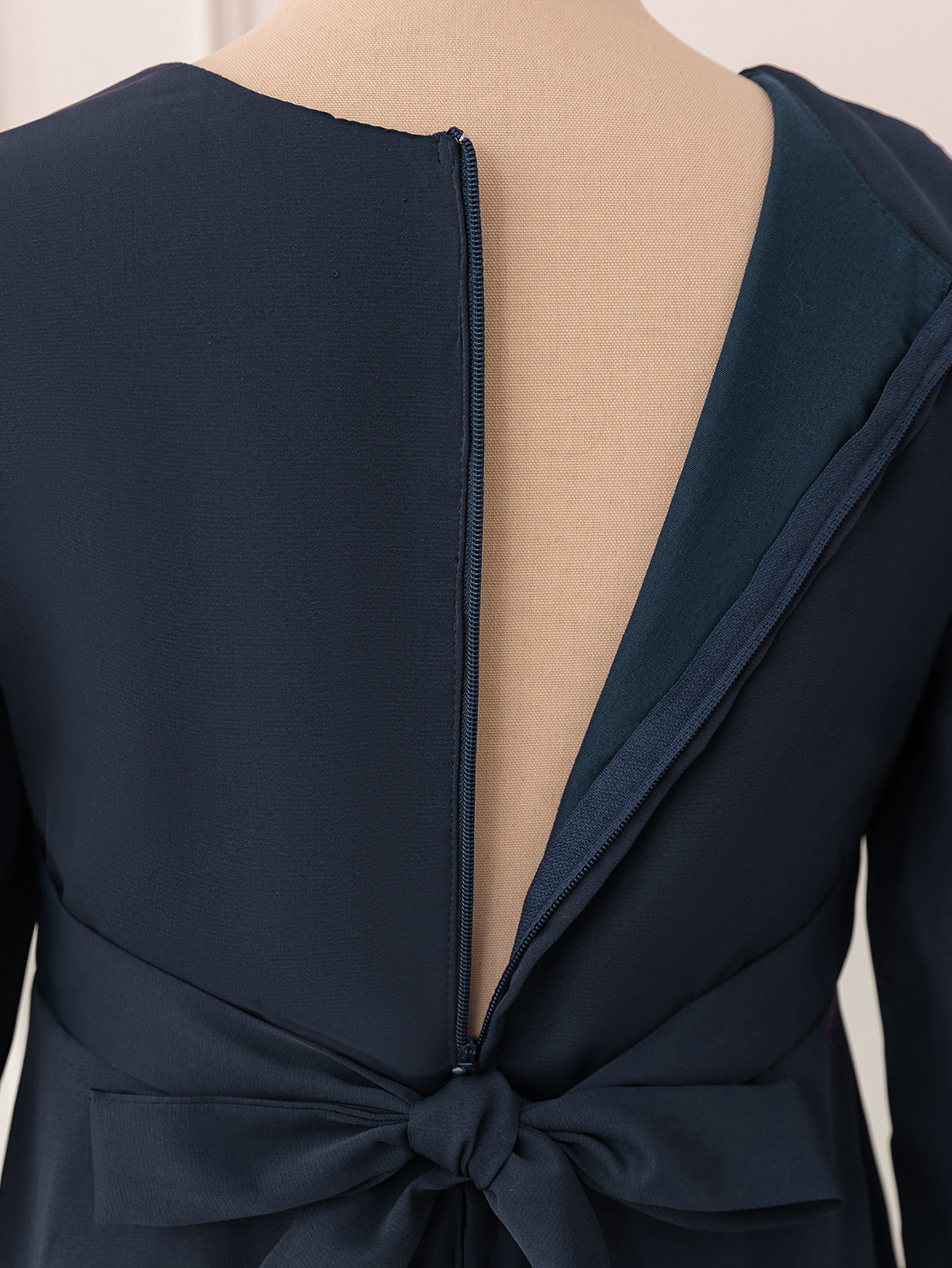 Elegant Navy Blue Princess Dress