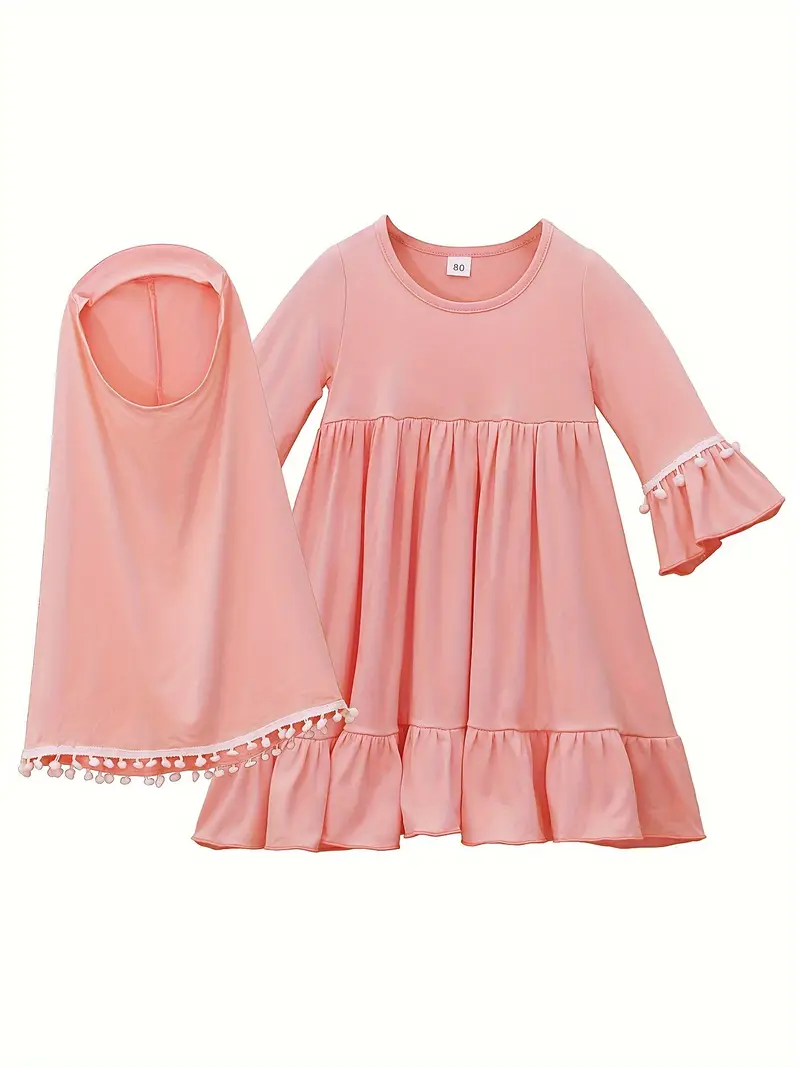  Long Sleeve Knit Dresses for Girls