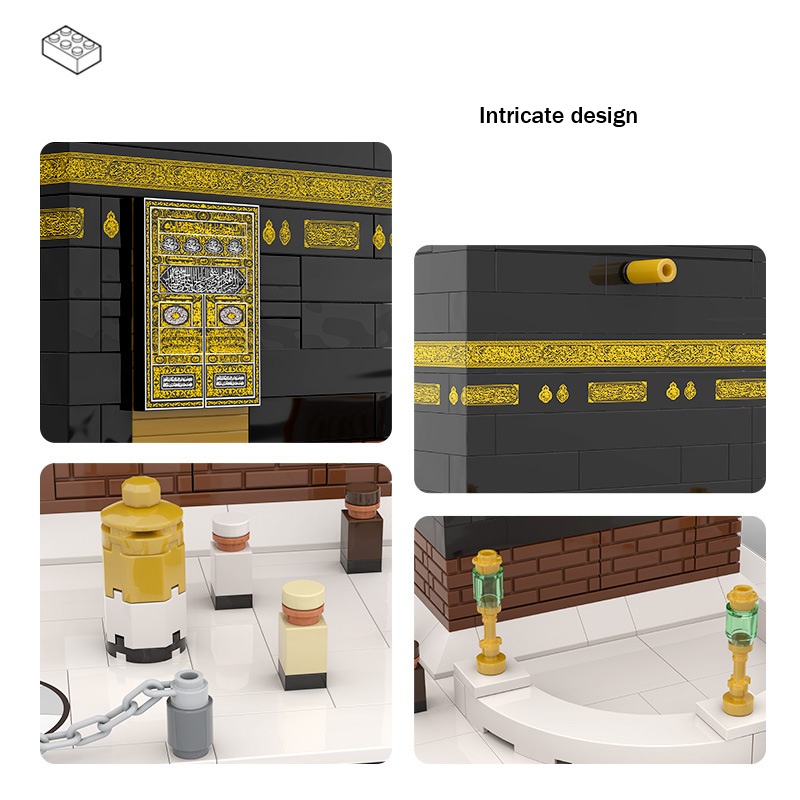 Holy Kaaba Model Blocks Assembly Set