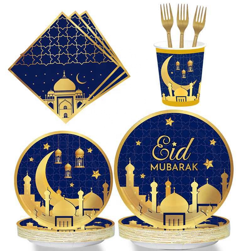 Eid Mubarak Party Tableware Set