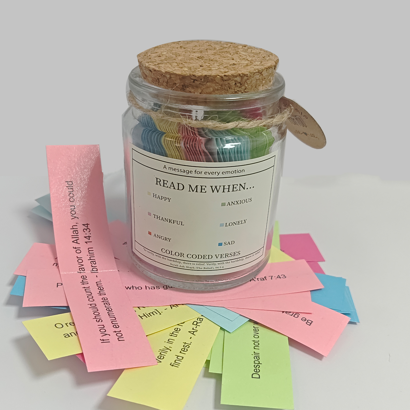 Qur'an Verses and Hadith Jar