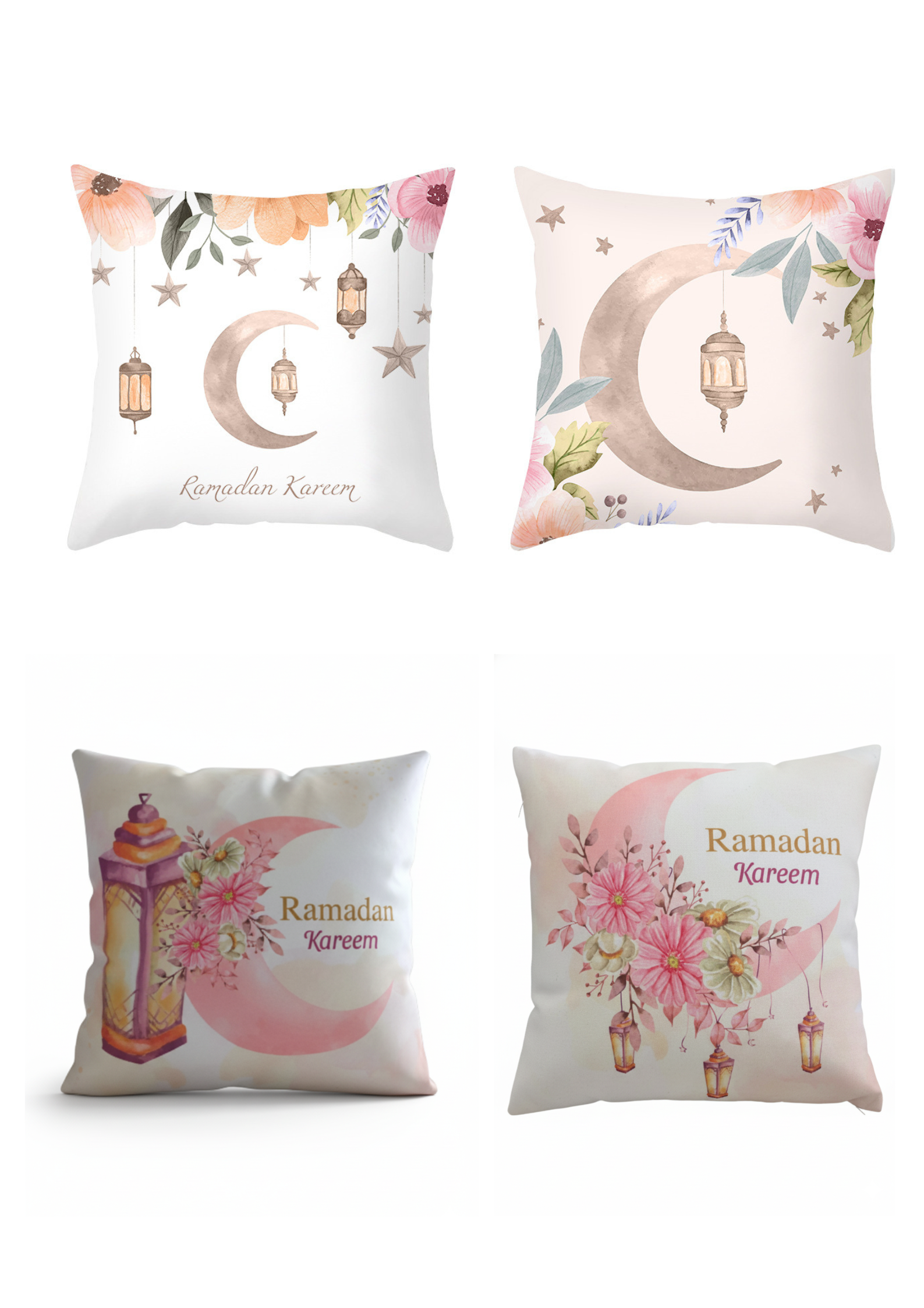 Ramadan Decorative Pillow Covers Set