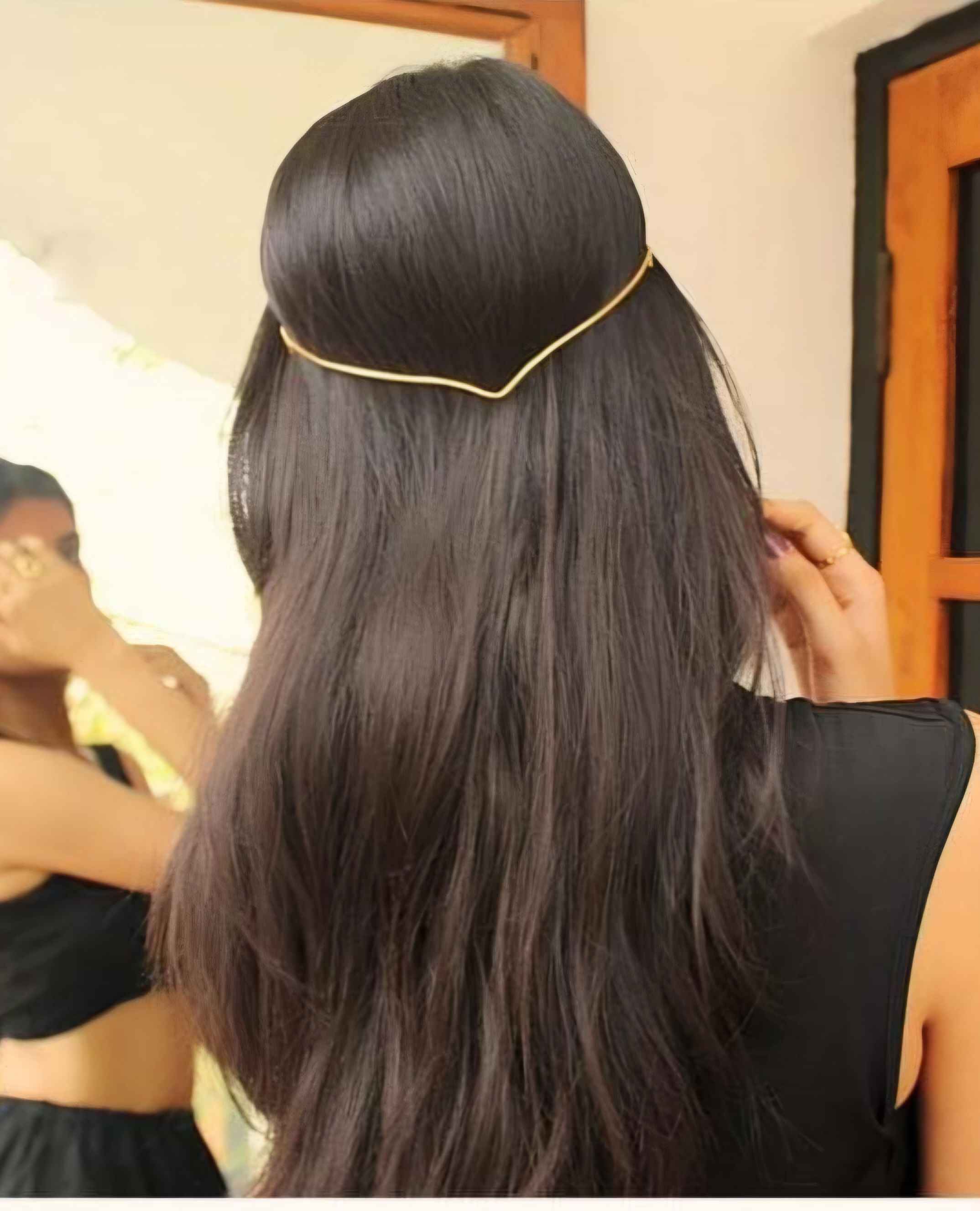 Minimalist Gold Plated tiara 