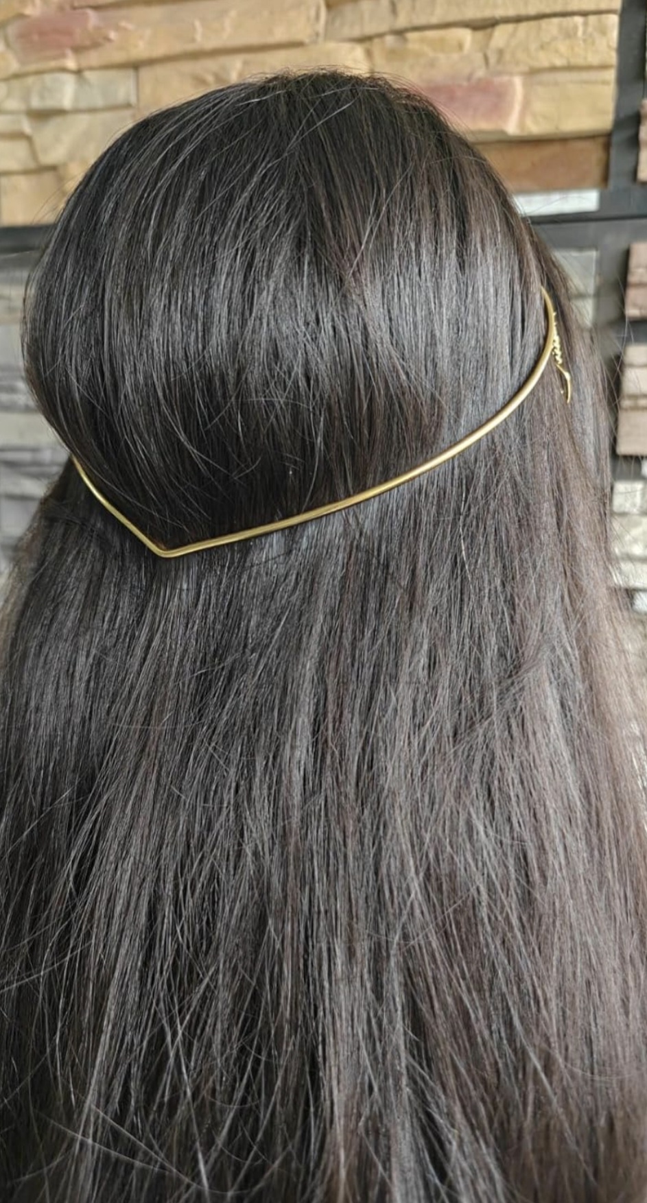 Minimalist Gold Plated tiara 