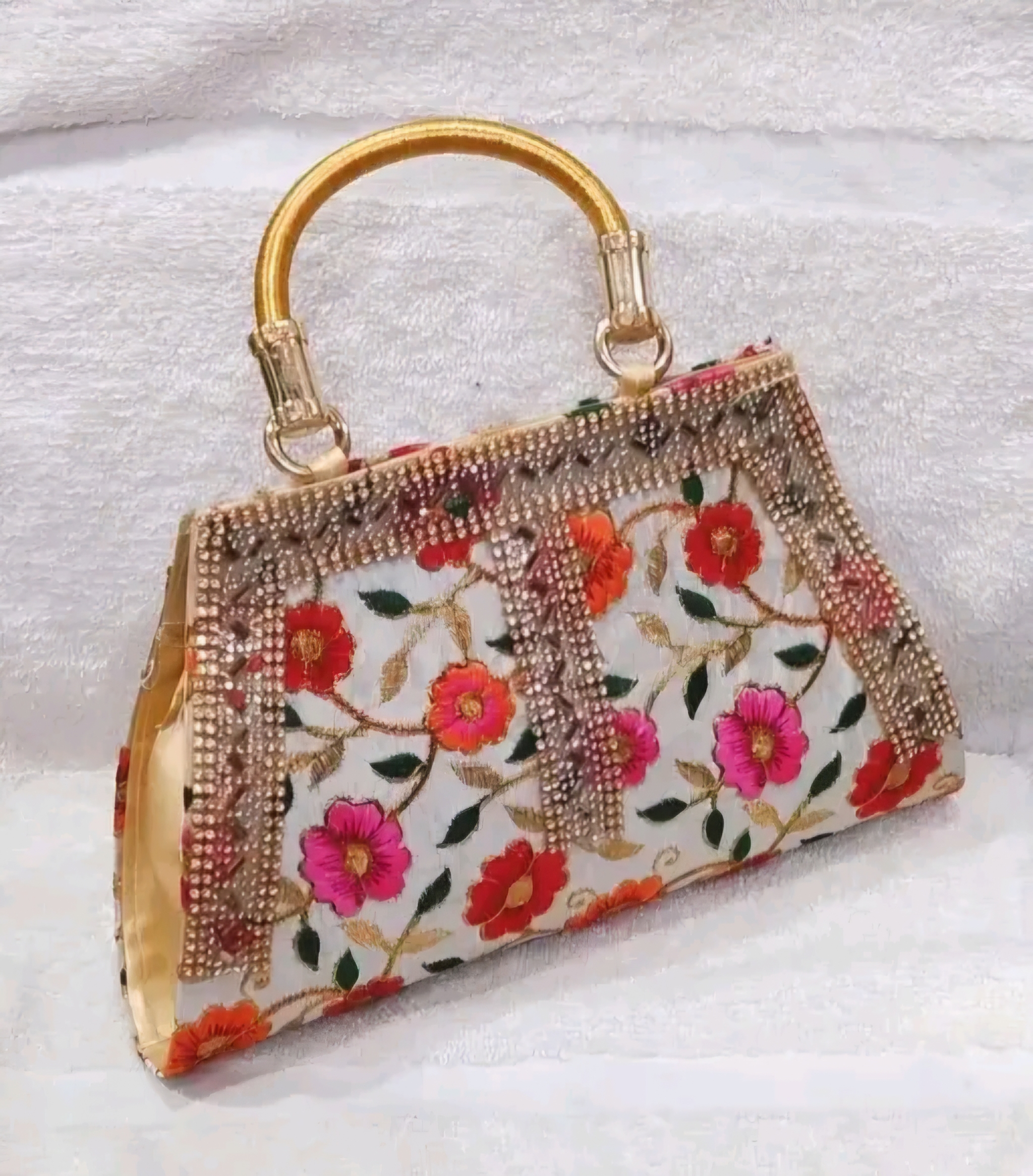 Elegant Gold Handbag