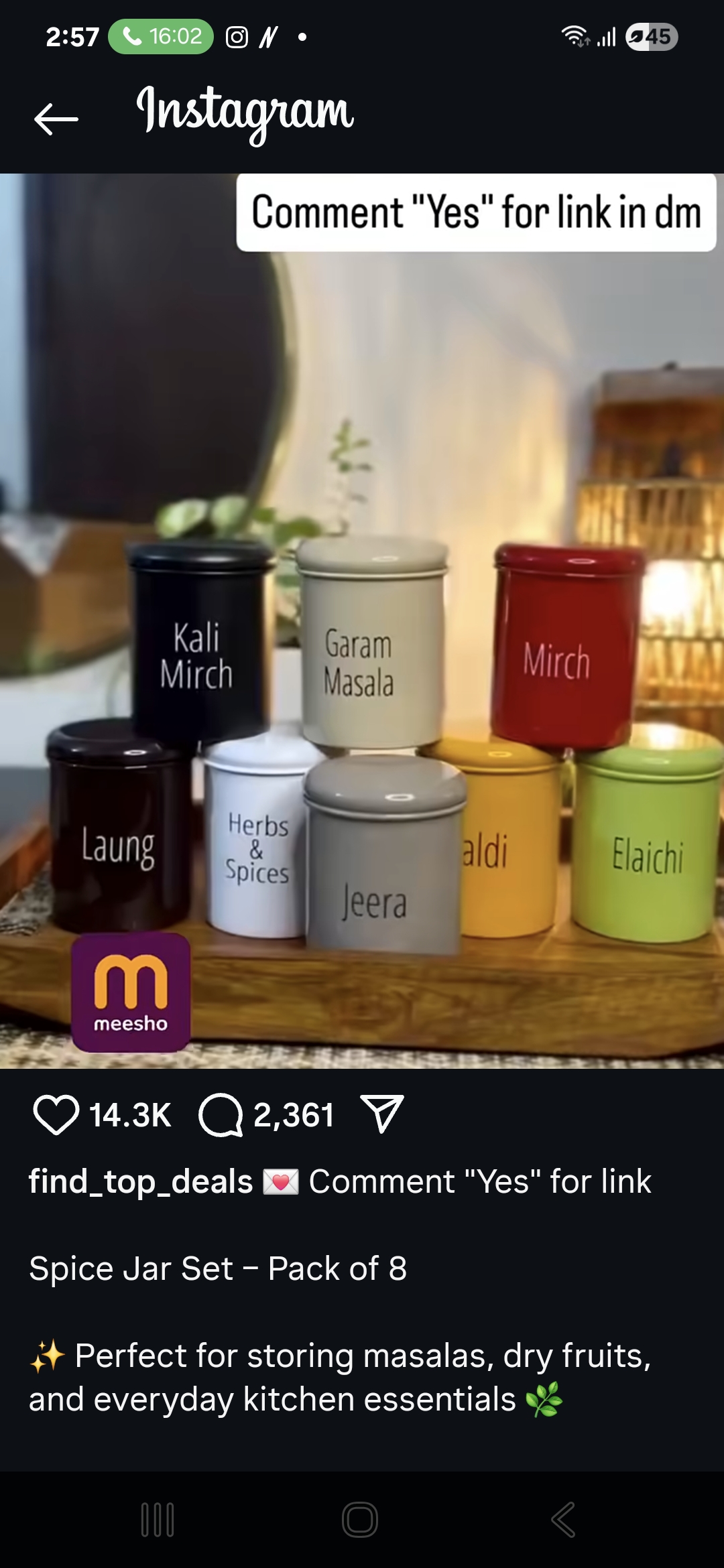 Spice Jar Set