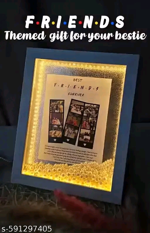 Family and Friends Themed Light-Up Photo Frame