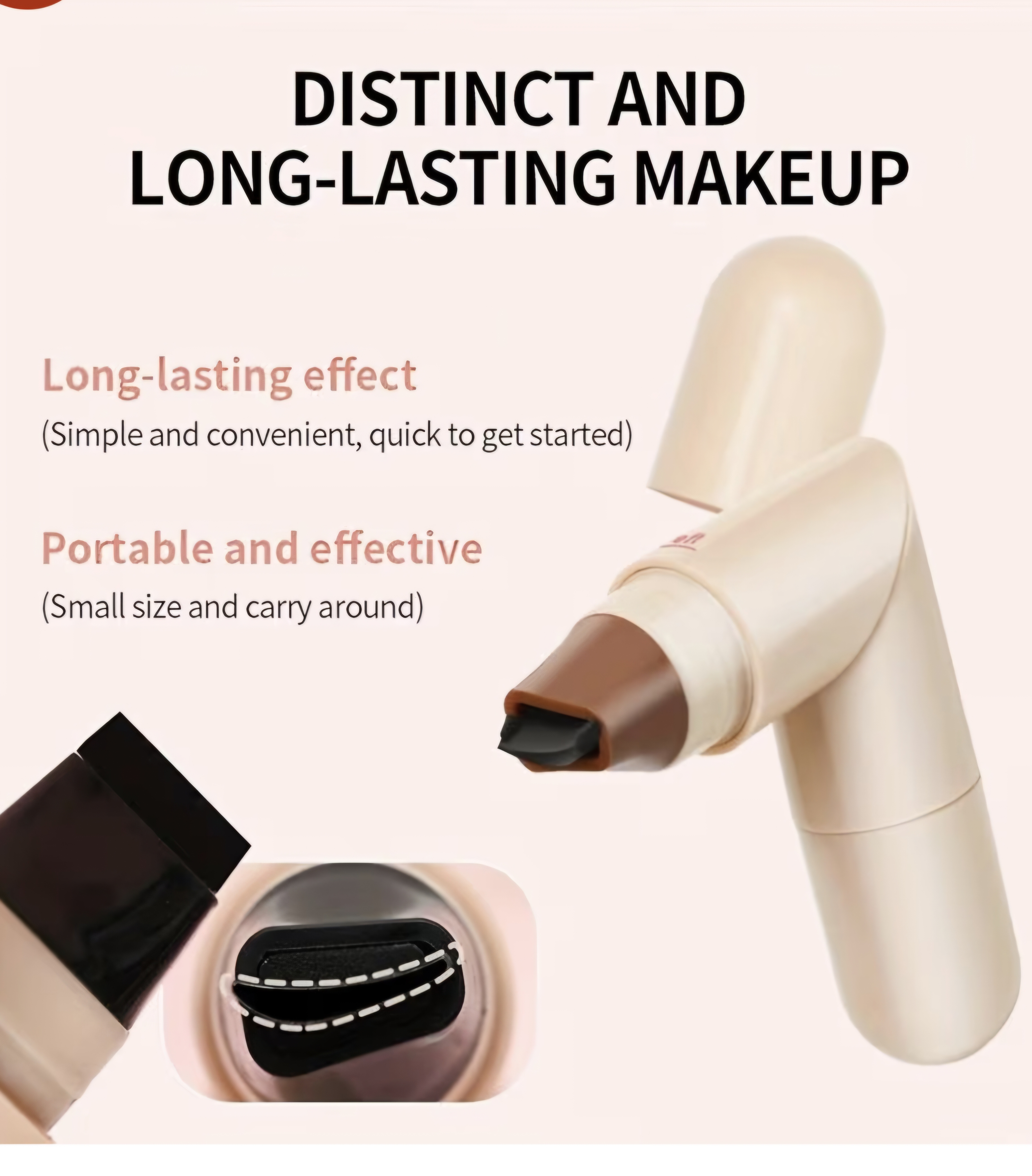 One-piece eyeliner stamp