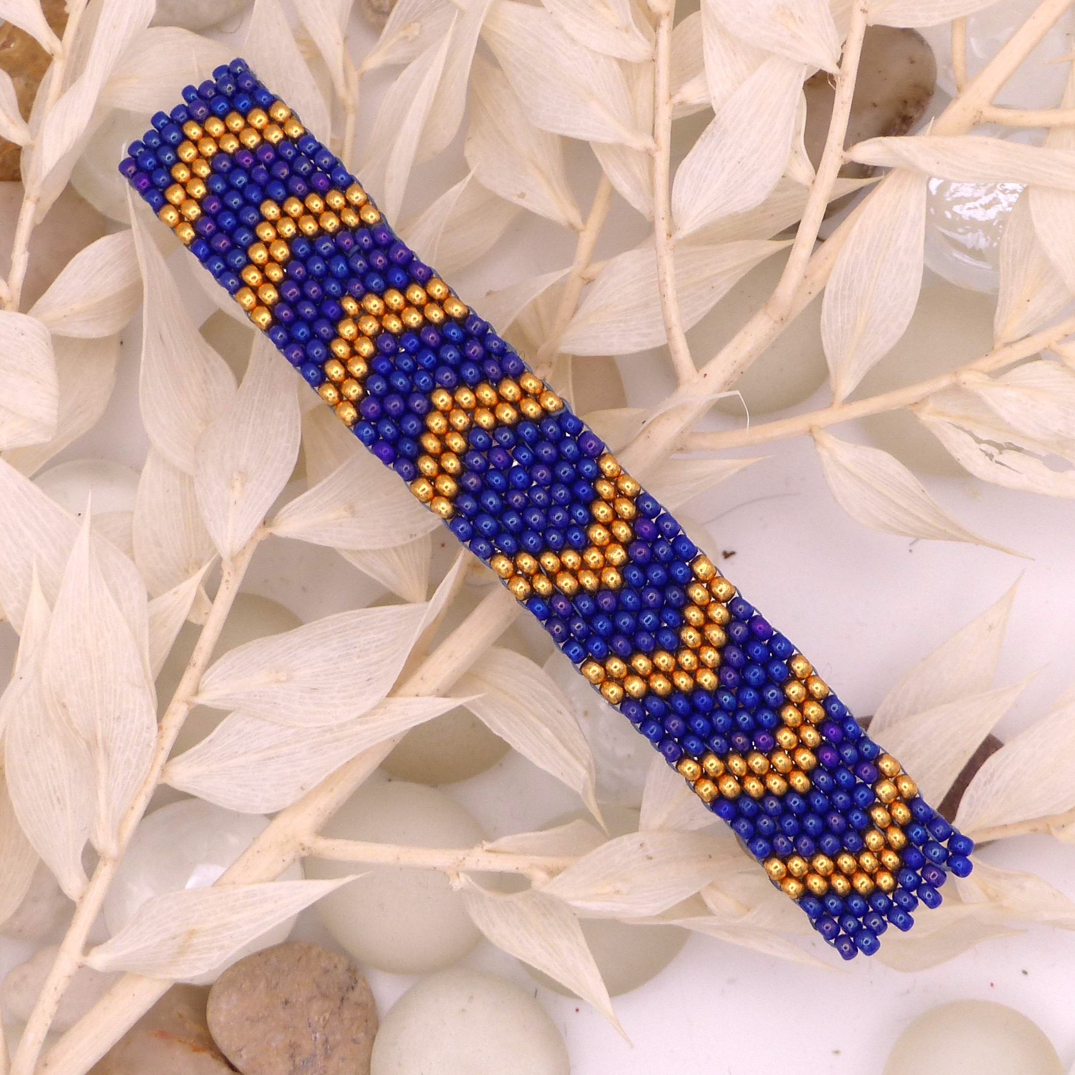 Grande Barette Chevrefeuille