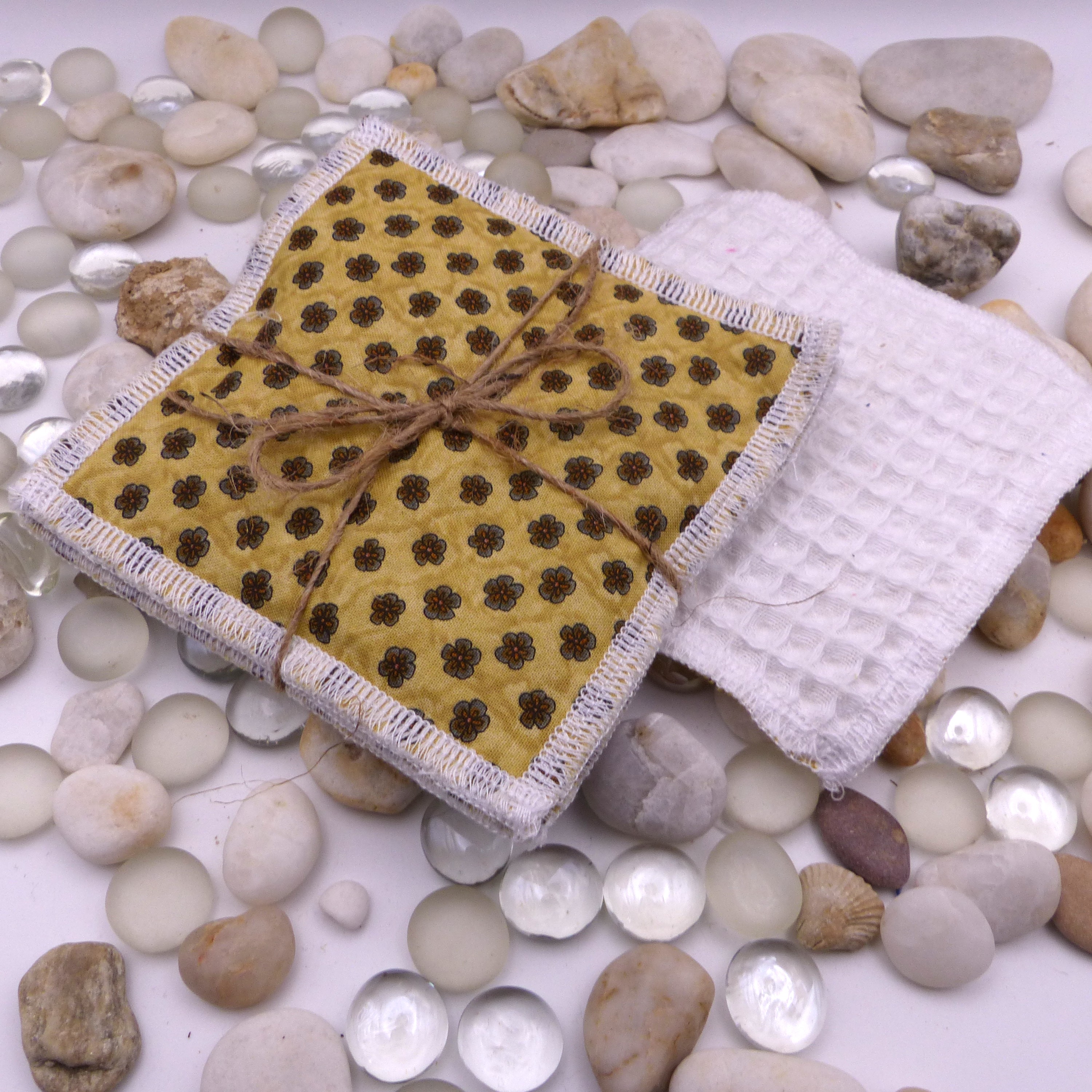 Lot de 5 lingettes réutilisables