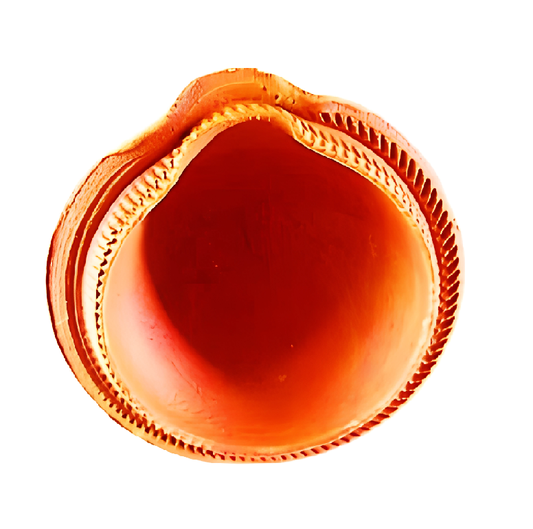 Handcrafted Clay Lamp