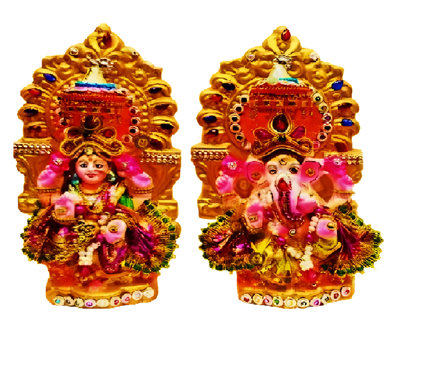 Lakshmi Ganesh Decorative Idols Set