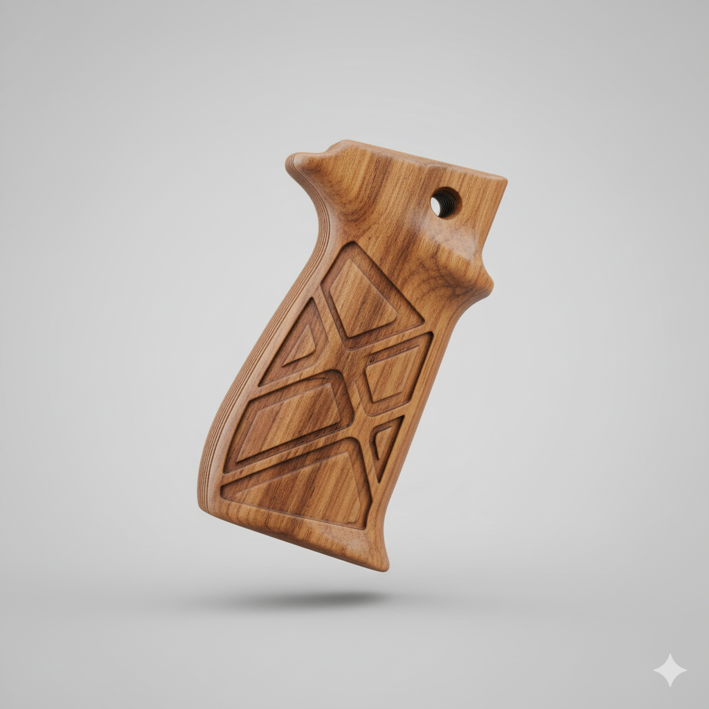 Poignée 3D bois composite 