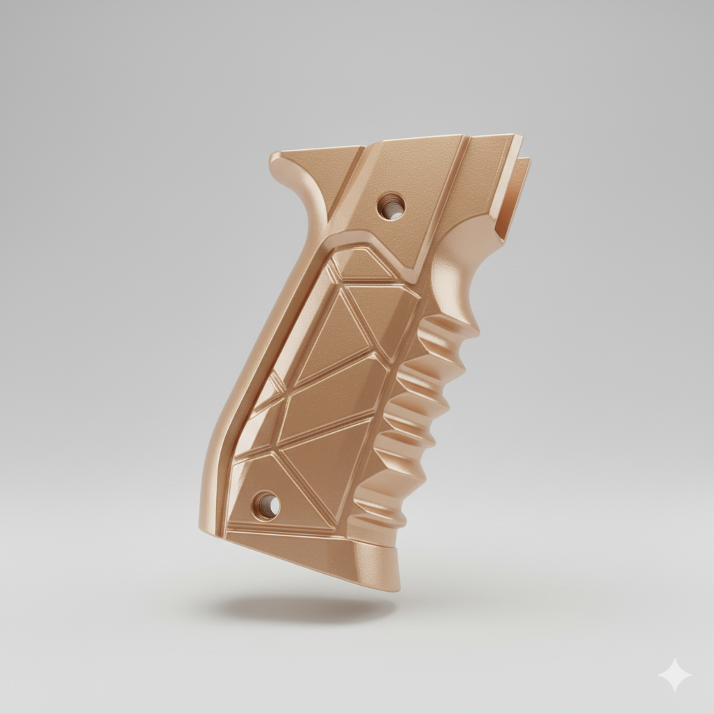 Poignée 3D métal composite