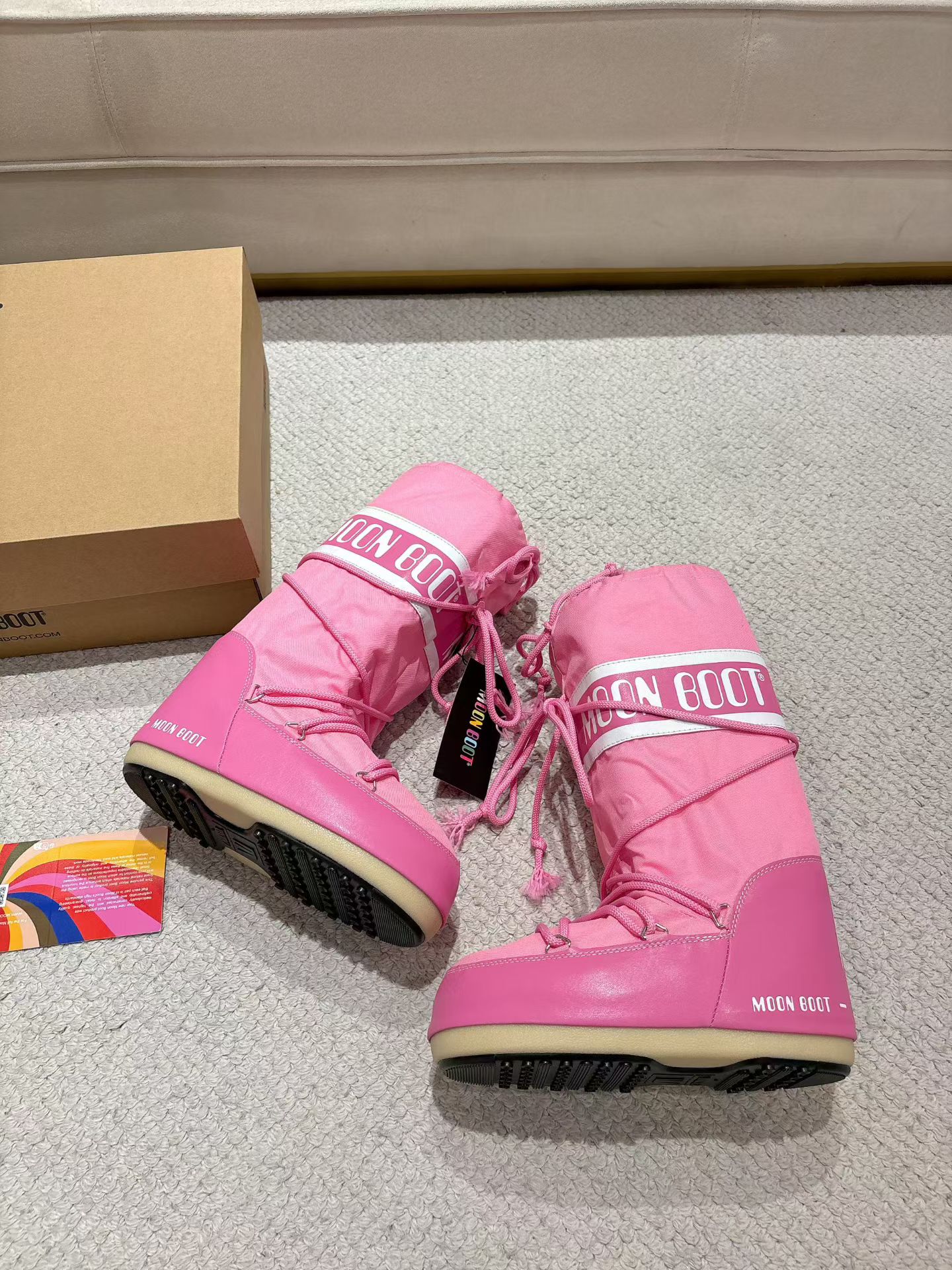 MB Pink Snow Boots