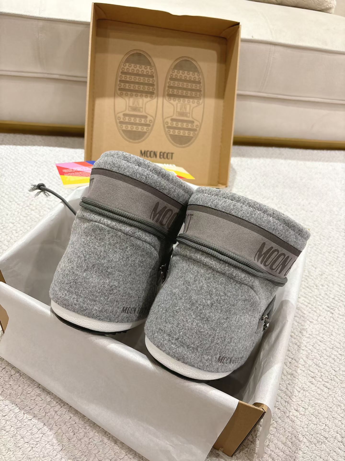 MB Classic Grey Snow Boots