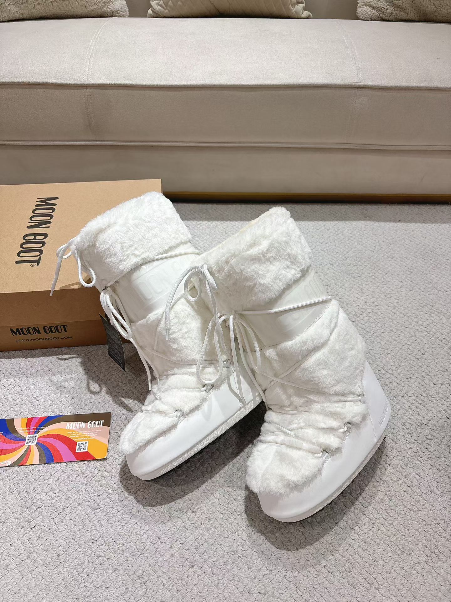 White Winter Snow Boots