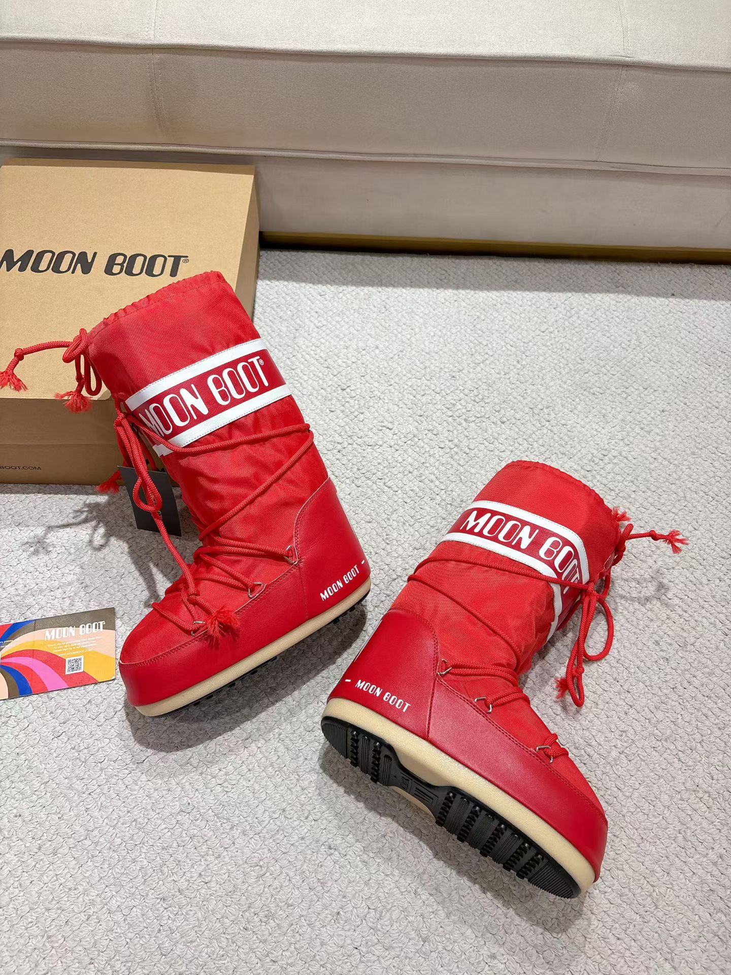MB Classic Red Snow Boots