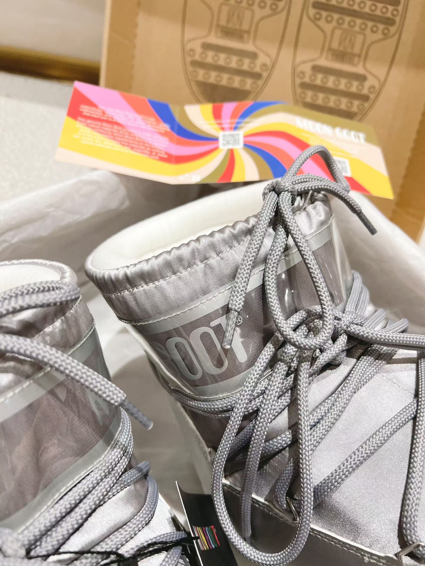 MB Classic Silver Short Boots